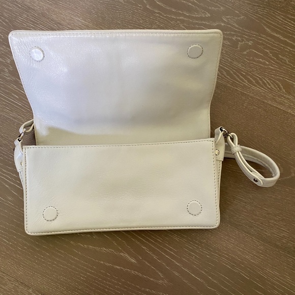 COLE HAAN Leather Baguette Purse LIKE NEW - Picture 6 of 9